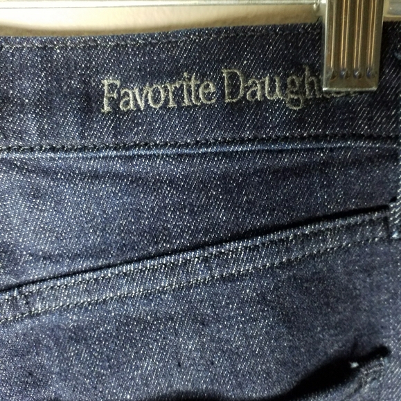 Favorite Daughter The Valentina Super High Rise Mini Boot Dark Wash Jeans Size29 - Picture 5 of 8